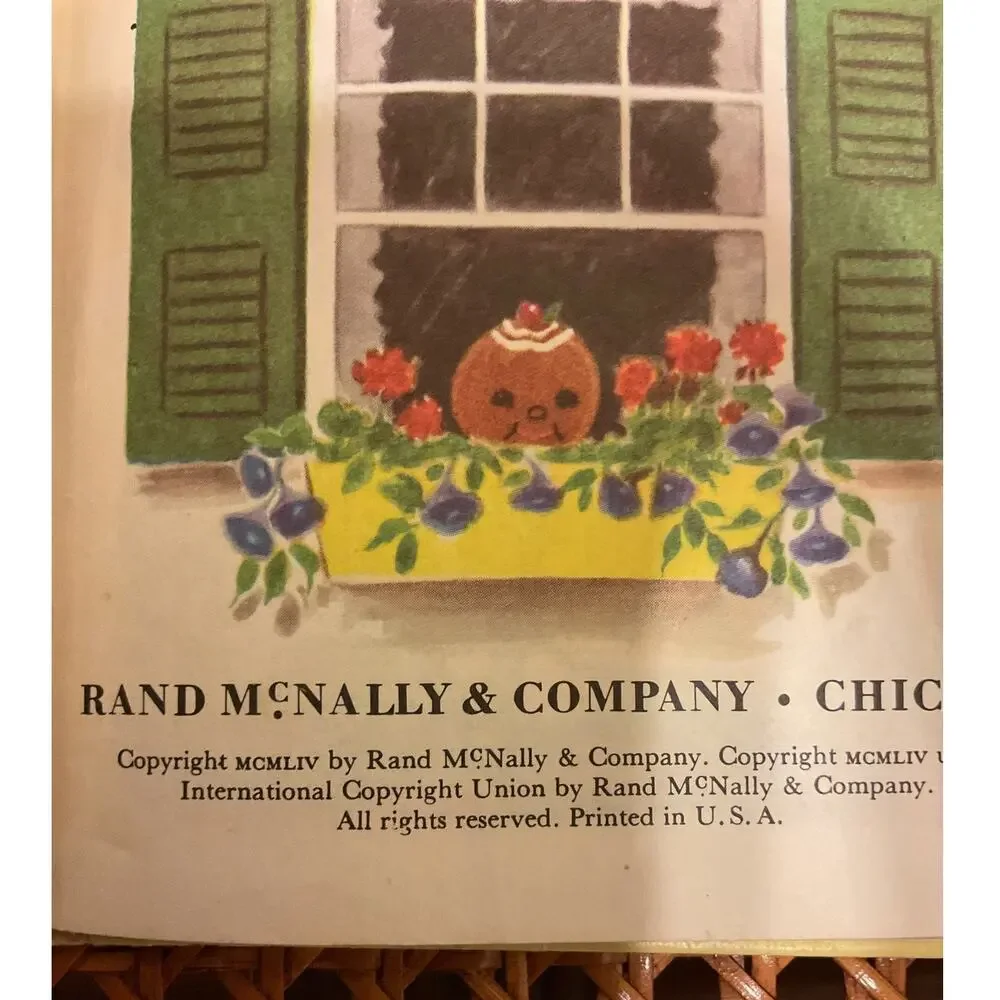 The Gingerbread Man A Rand McNally Junior Elf Book 1954 Vintage Book